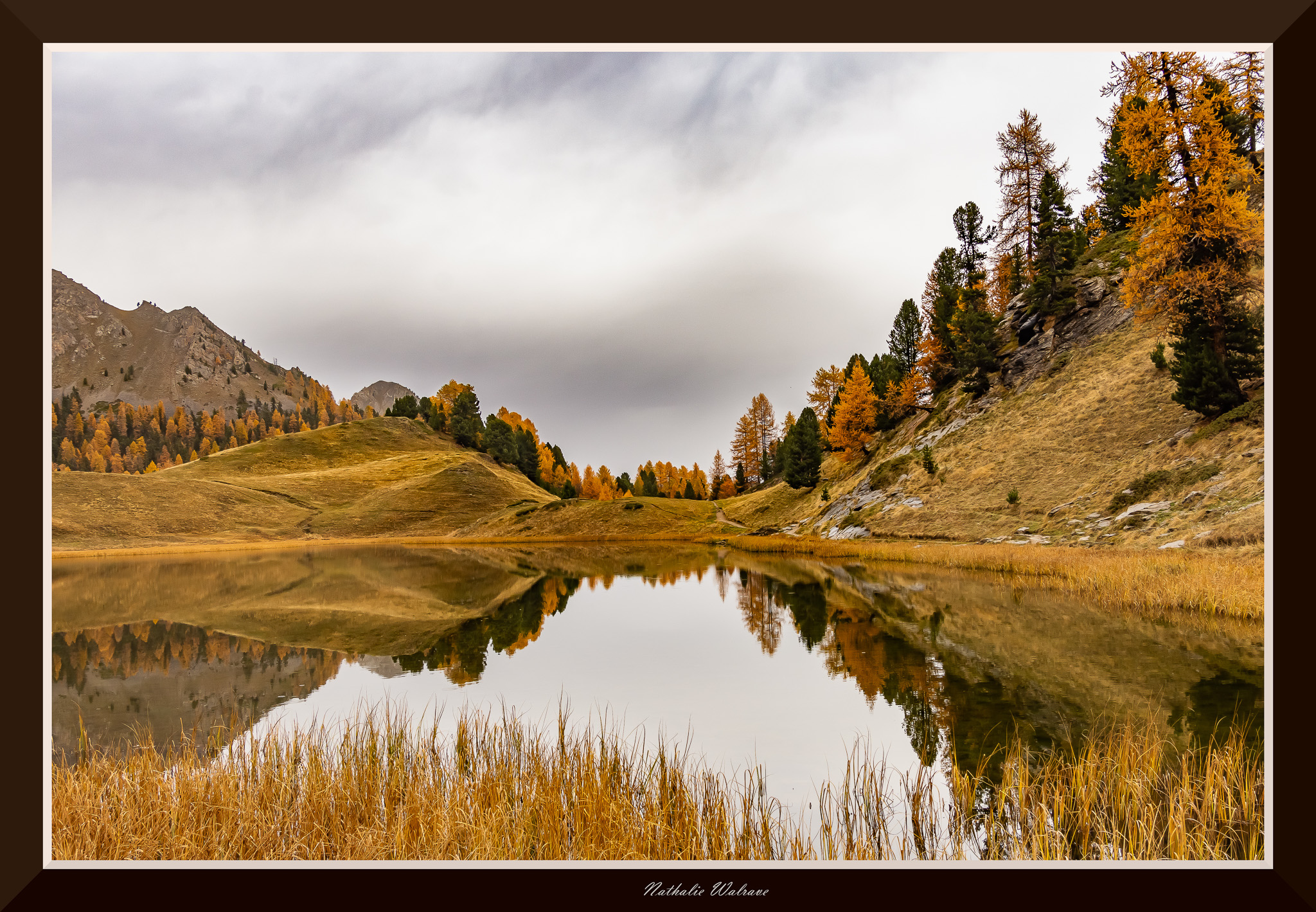 paysage au lac Miroir